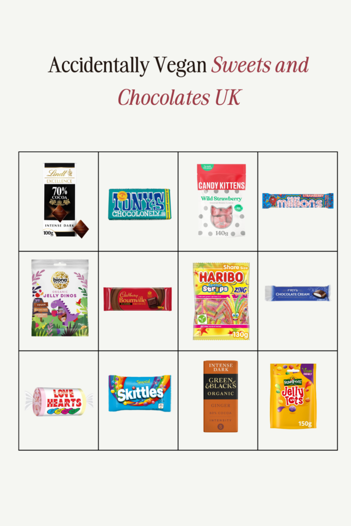 Accidentally vegan sweets and chocolates UK