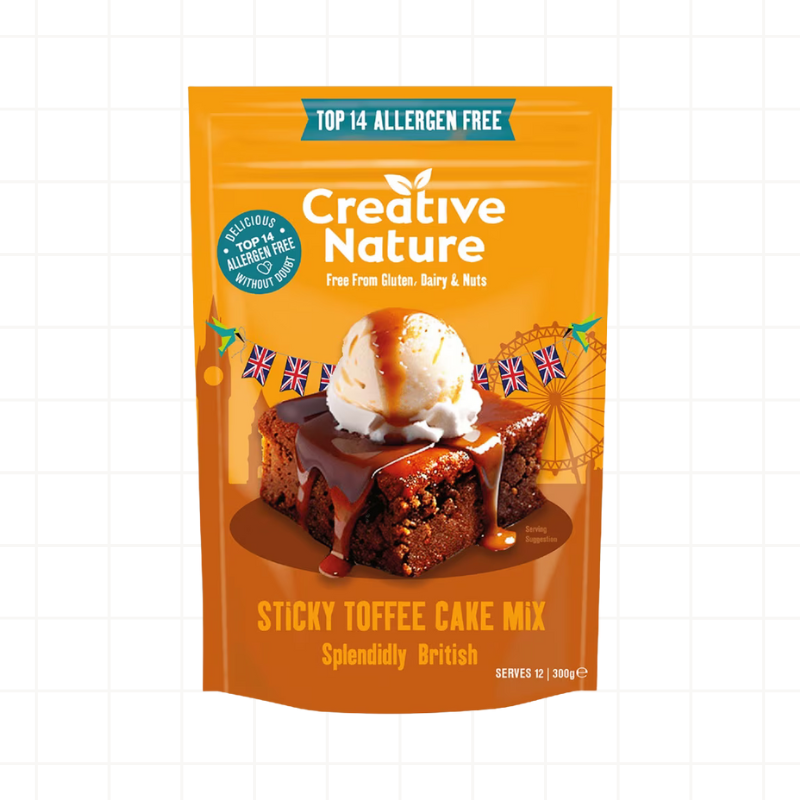 Creative Nature Vegan Sticky Toffee Cake Mix